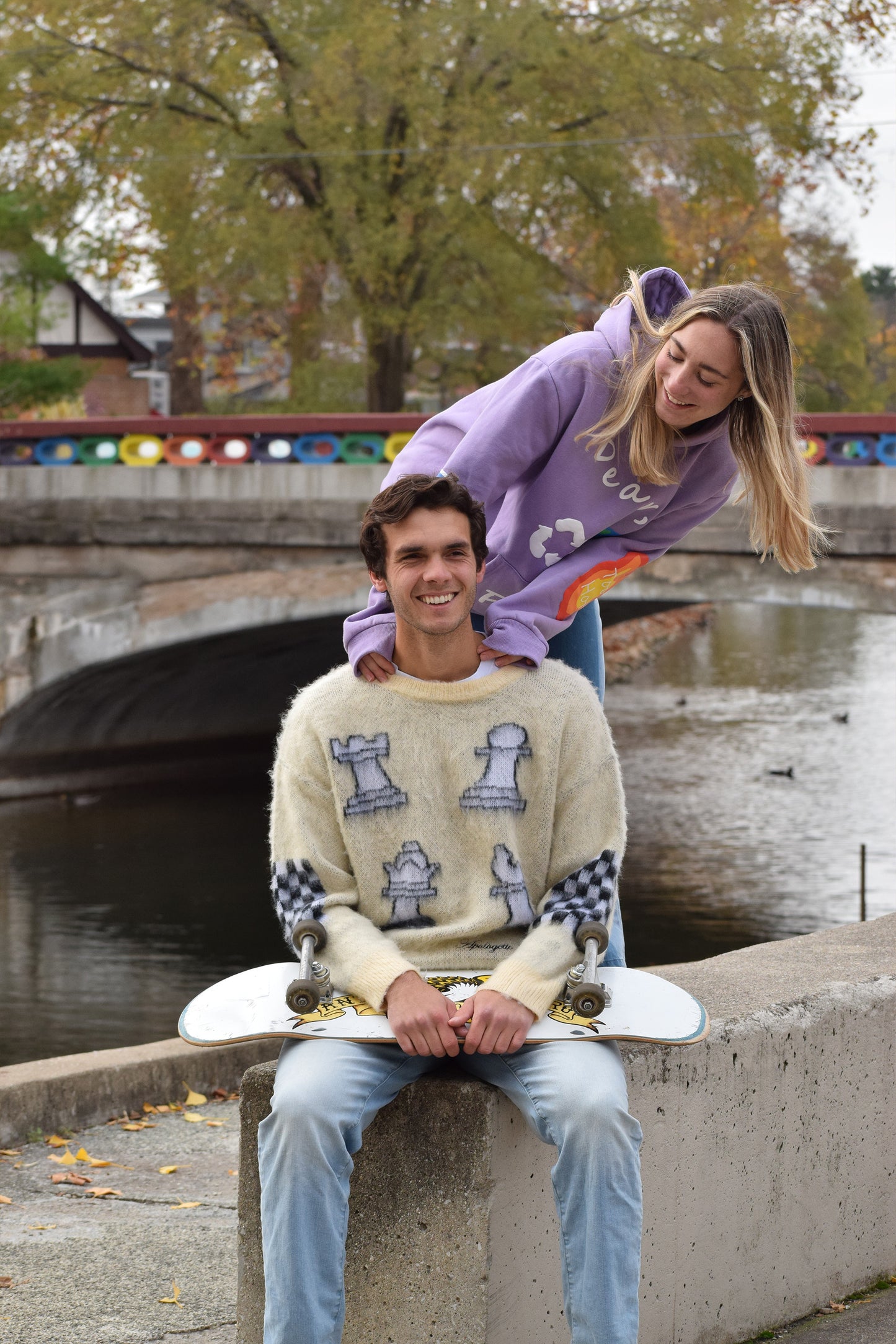 Mohair Chess Sweater