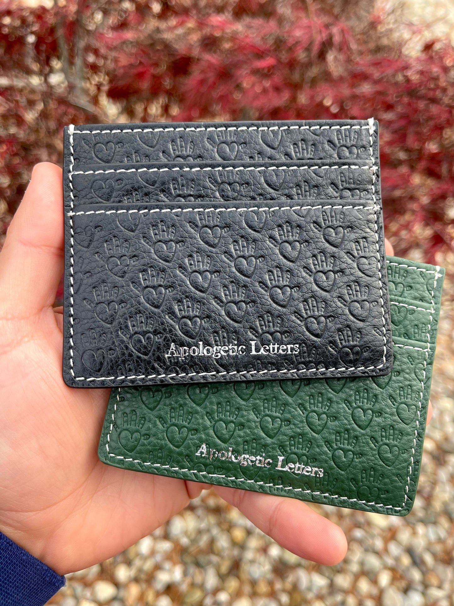 Heather Green Card Holder
