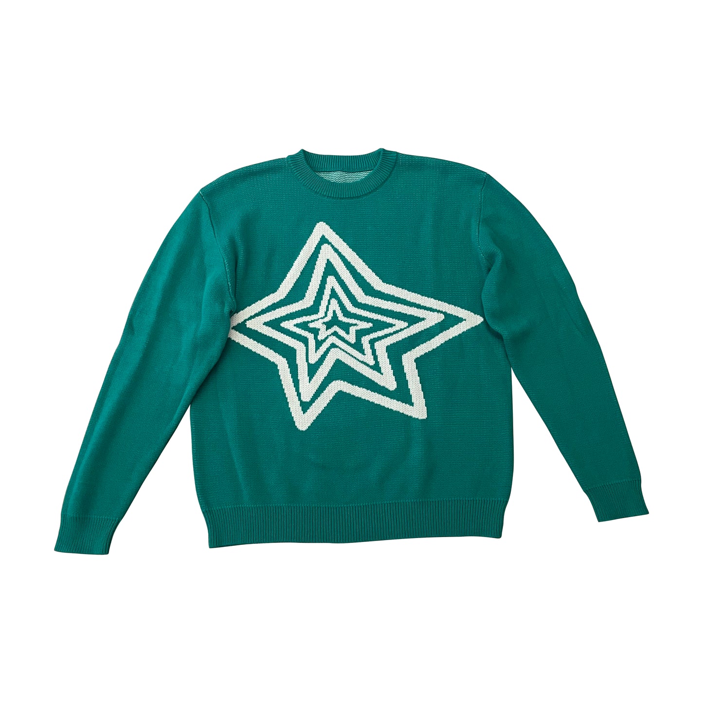 Sample Azure Heavenly Orbit Knit Sweater