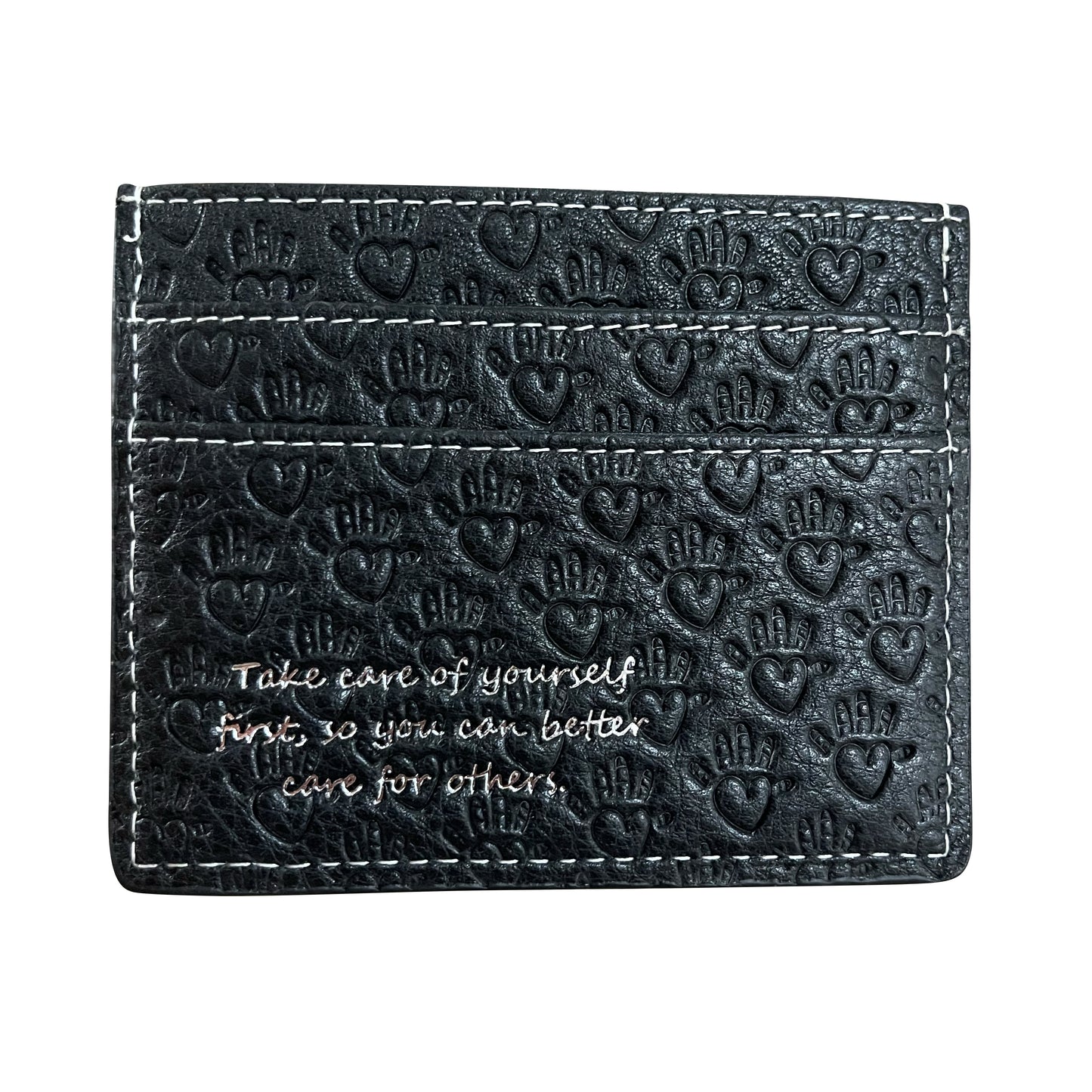 Black Logo Card Holder