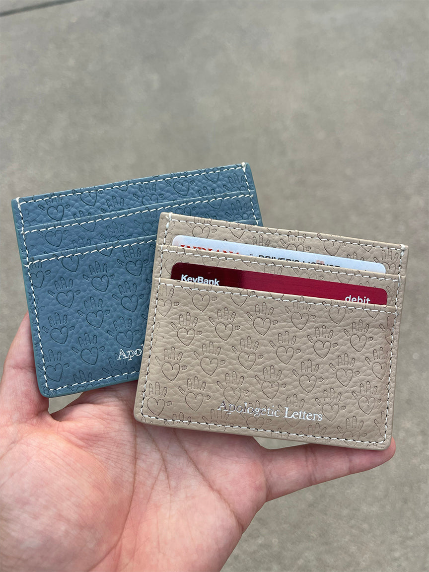 Baby Blue Logo Cardholder