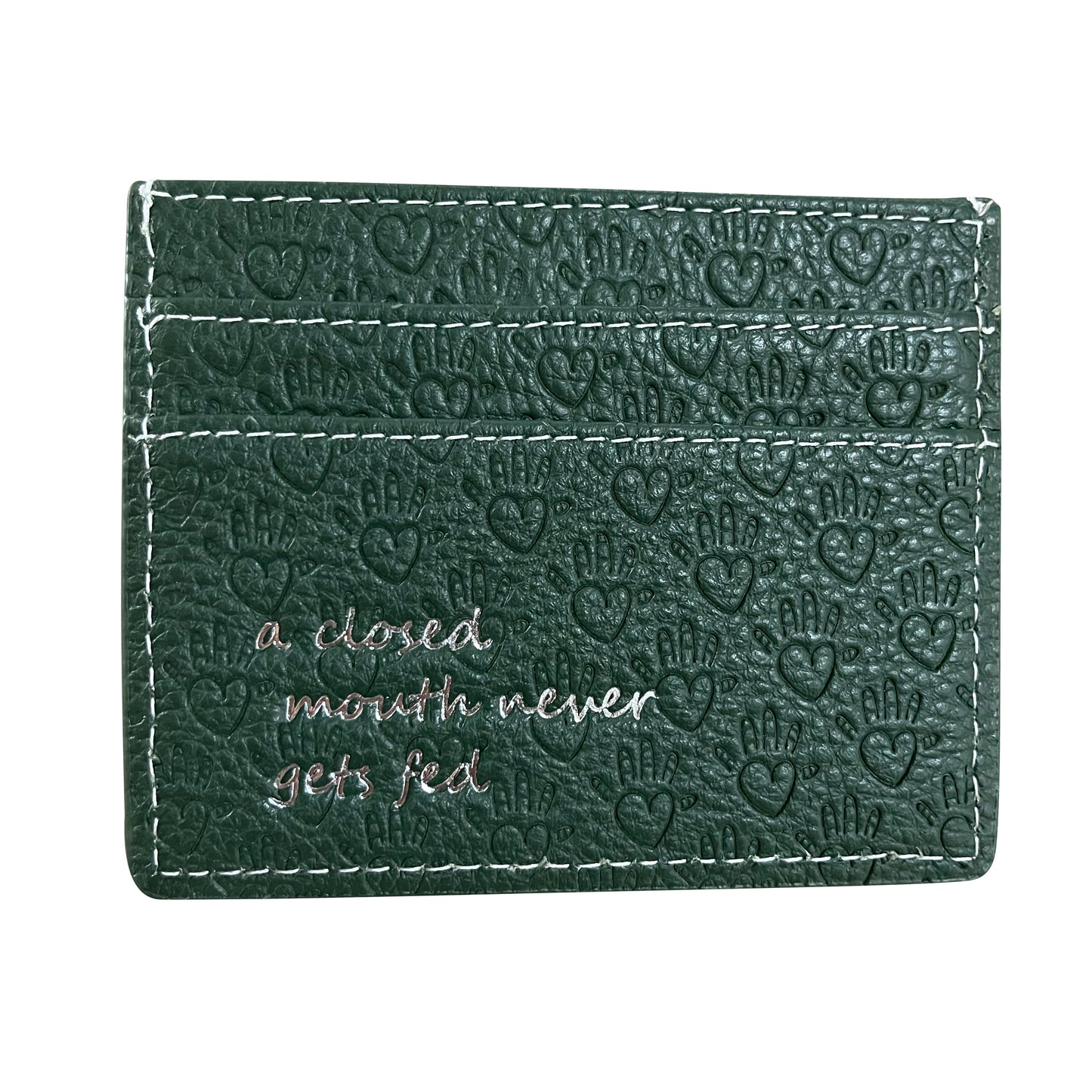 Heather Green Card Holder