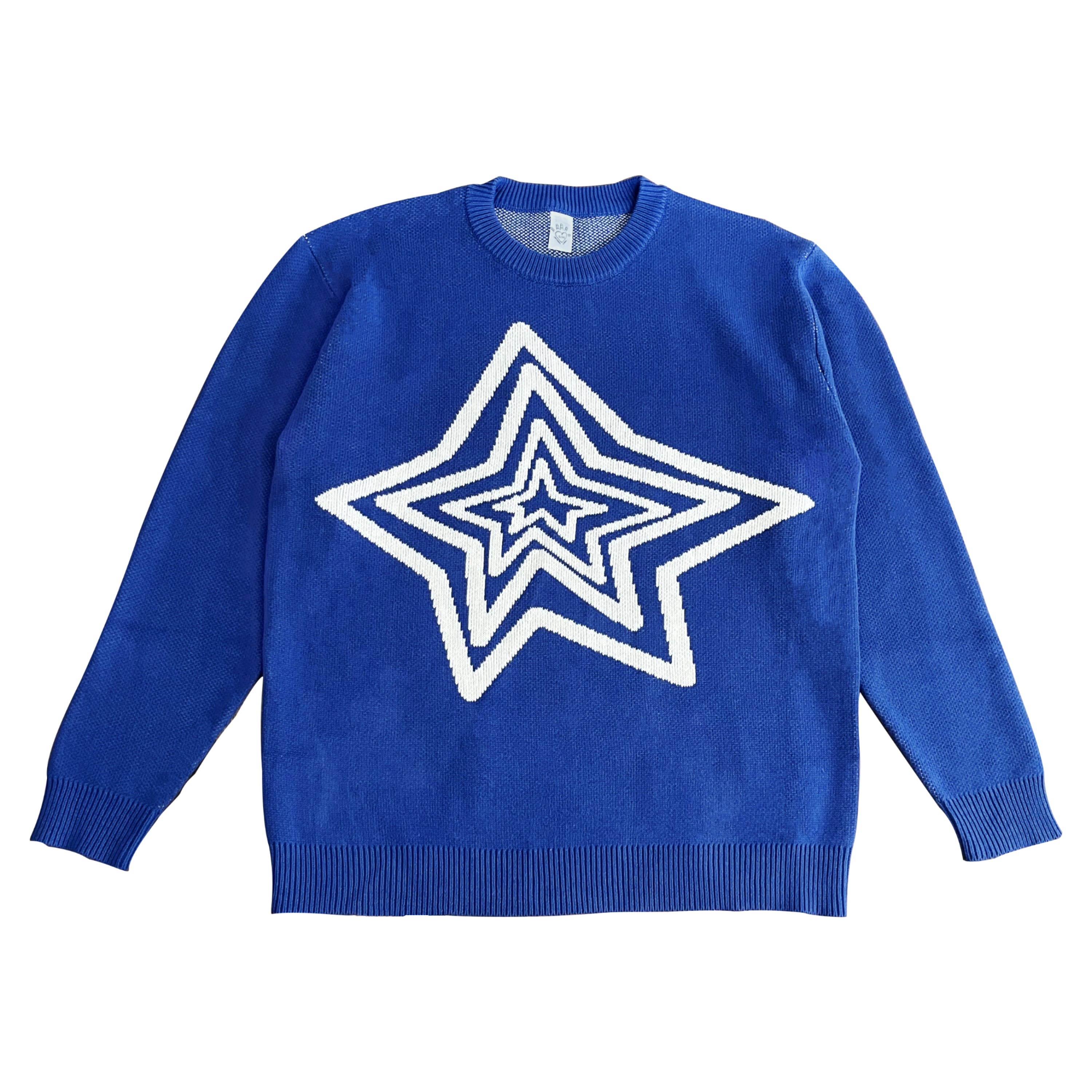 Square Neck Sweater - Heavenly Blue