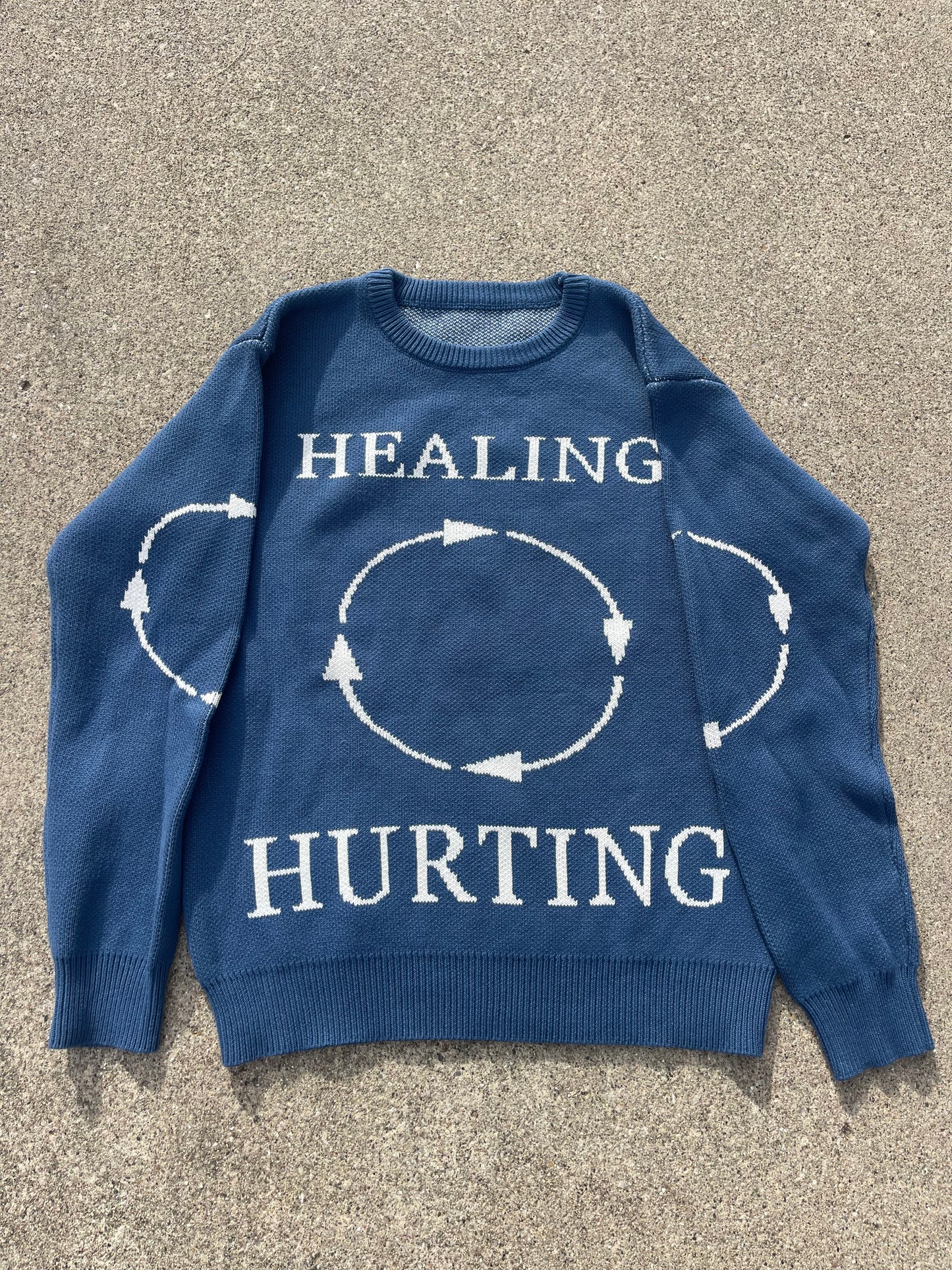 Sample Healing Hurting Sweater