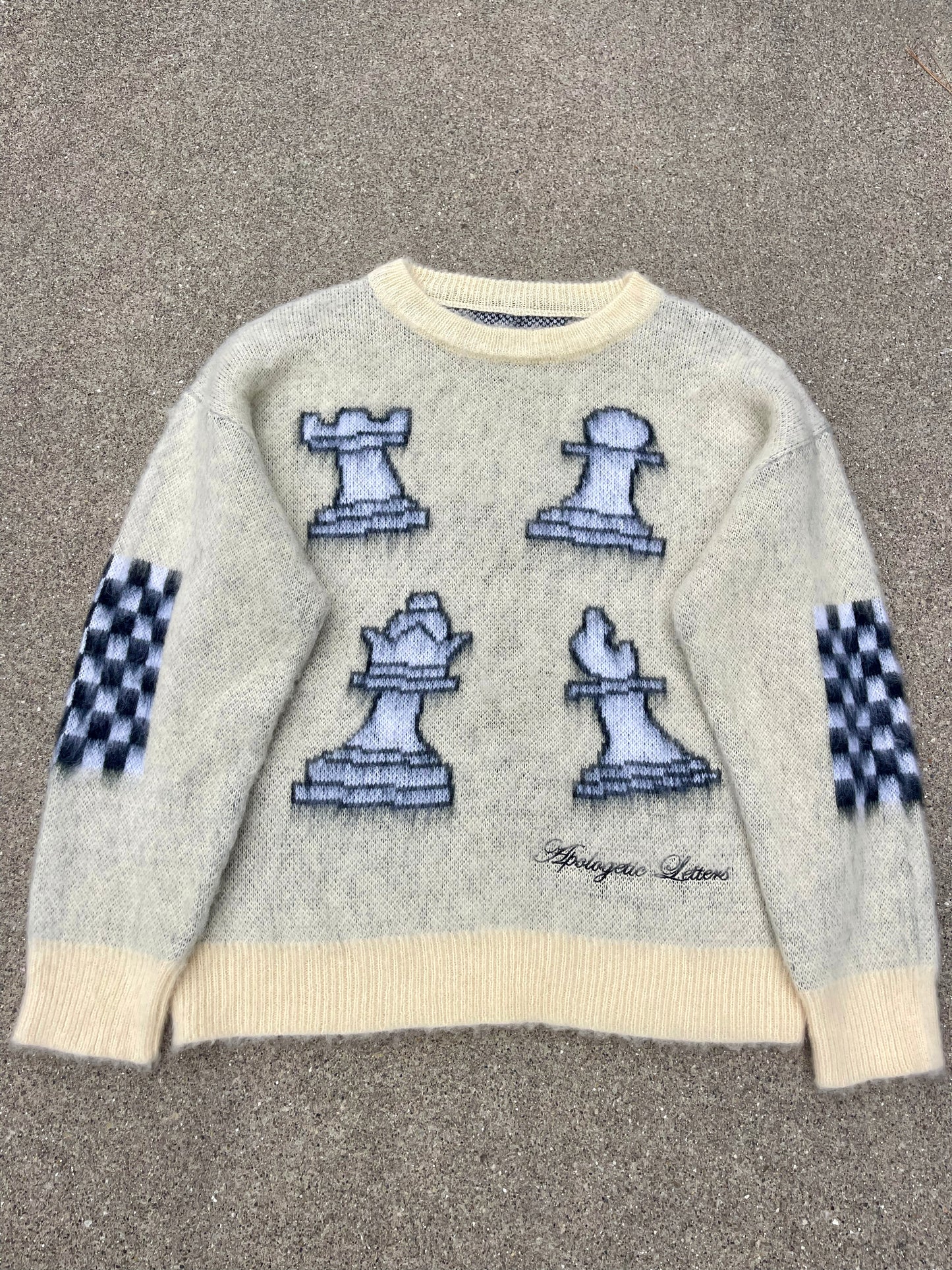 Mohair Chess Sweater